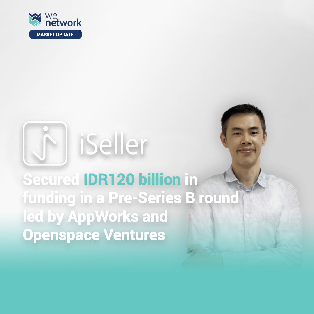 Omnichannel-based point-of-sale (POS) startup iSeller received Rp120 billion in funding in a Pre-Series B round led by AppWorks and Openspace Ventures