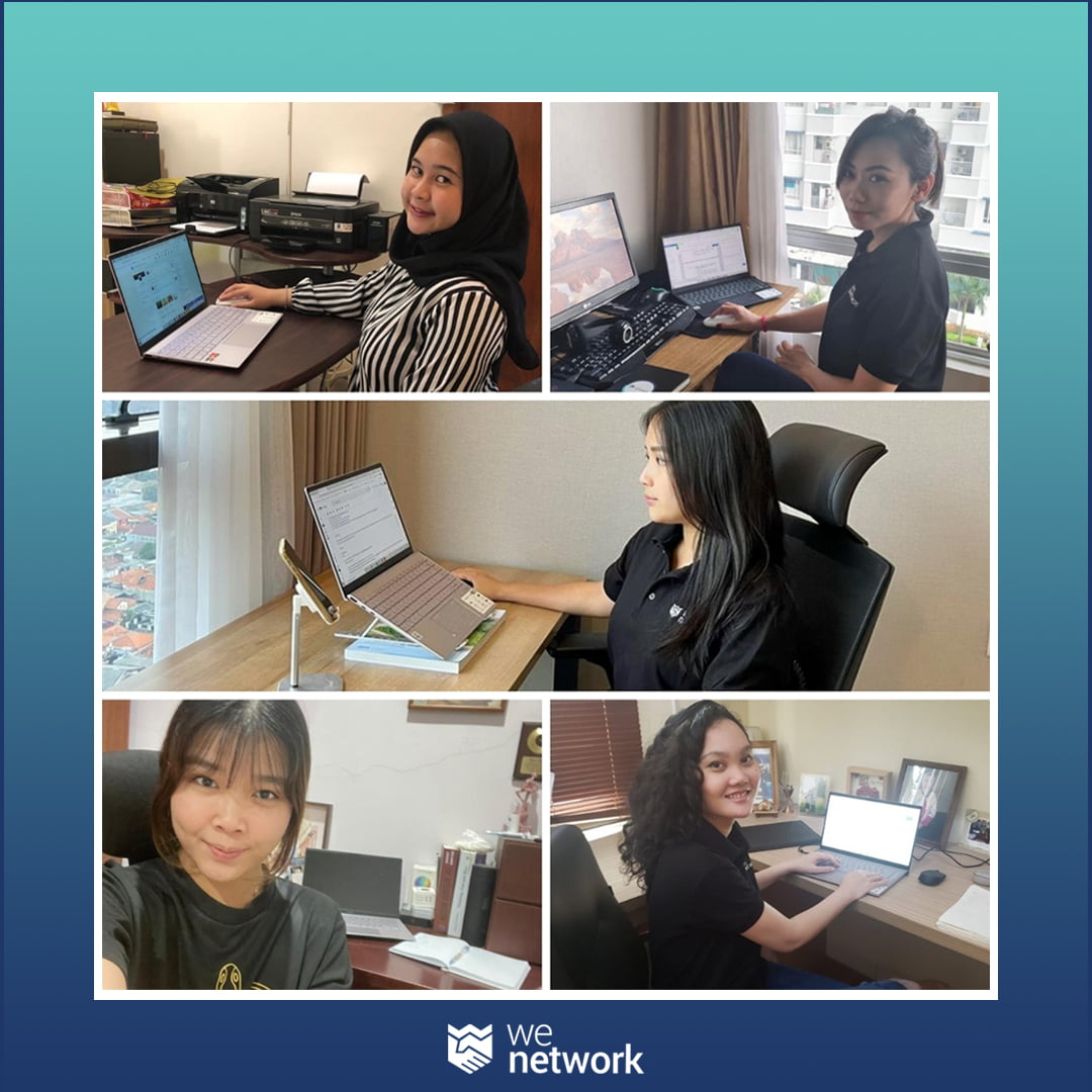WeNetwork team Work From Home